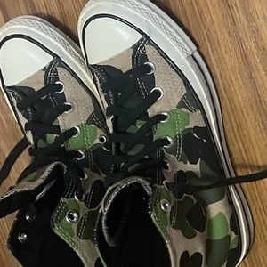 Coverse mens 5.5 womens 7 #camo